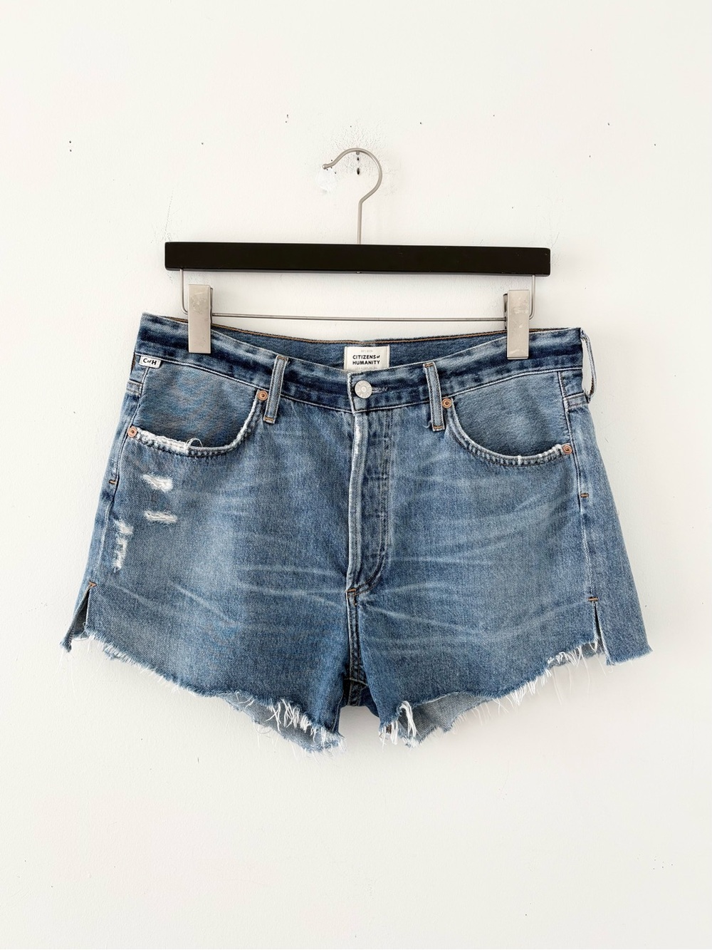 Citizen of Humanity Annabelle Shorts with Slits